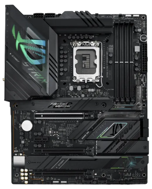 MB ASUS ROG STRIX Z790-F GAMING Wi-Fi LGA1700 ATX DDR5 7800+MHz 4xM.2 2.5GB LAN Type-C DP/HDMI