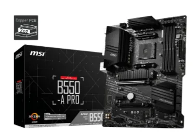 MB MSI Pro B550-A AM4 ATX DDR4 4400MHz 2xM.2 DP/HDMI