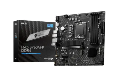 MB MSI Pro B760M-P DDR4 LGA1700 mATX 4800MHz 2xM.2 DP/HDMI/VGA