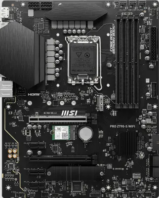 MB MSI Z790-S Pro Wi-Fi LGA1700 ATX DDR5 6600+MHz 2xM.2 2.5Gb LAN Type-C DP/HDMI