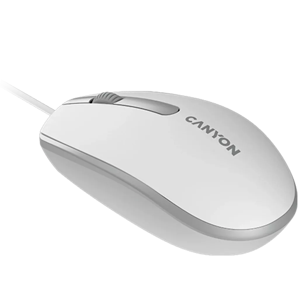 Mouse CANYON M-10 Wired White Gray (CNE-CMS10WG)