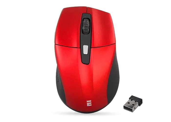 Mouse EVEREST SM-861 Usb Red 800/1200/1600dpi Super Silent (23866)
