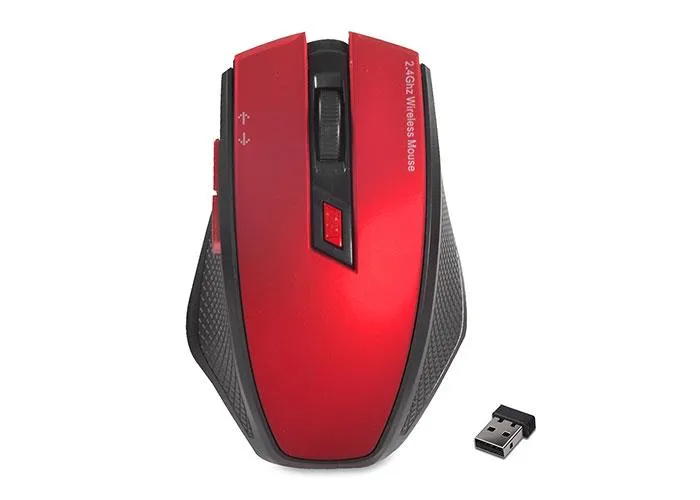 Mouse EVEREST SMW-777 Usb Wireless Red (23573)