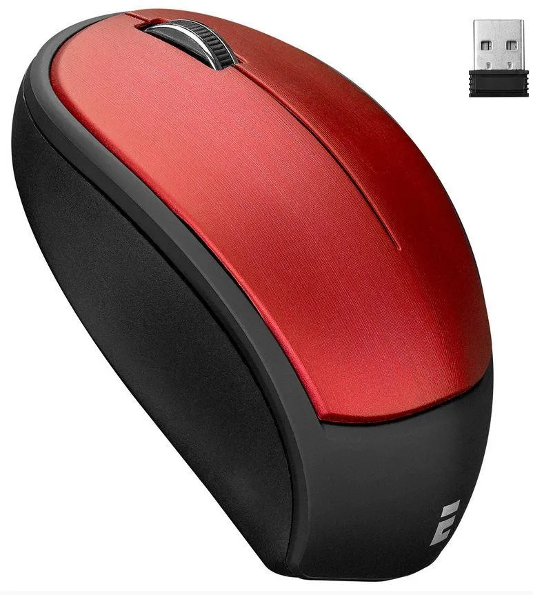 Mouse EVEREST WI-FI SM-340 3D Super Silent Red