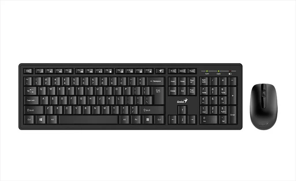 Тастатура + mouse GENIUS KM-8200 Wireless Black/Gray
