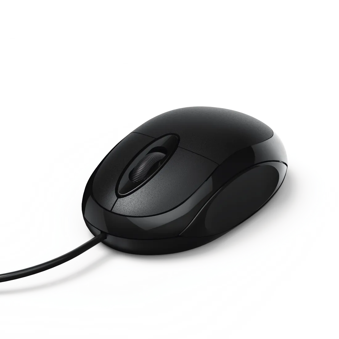 Mouse HAMA MC-100 3-Button Wired Black
