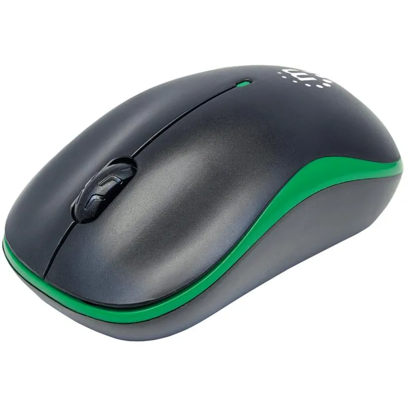 Mouse MANHATTAN Success Wireless Optical Green/Black 179393