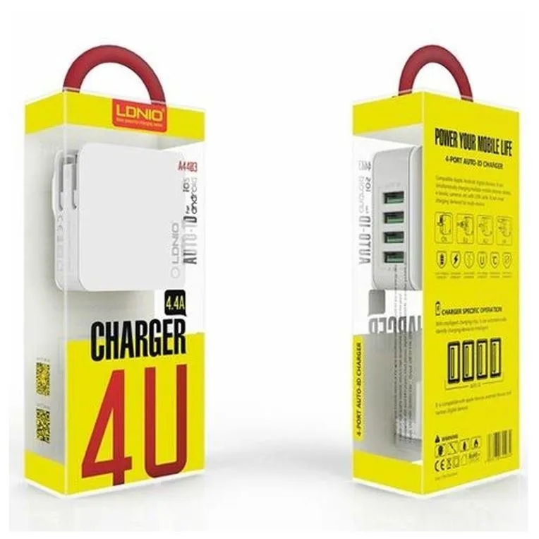 Полнач MOYE USB Charger 4 Ports 5V/4.4A 22W