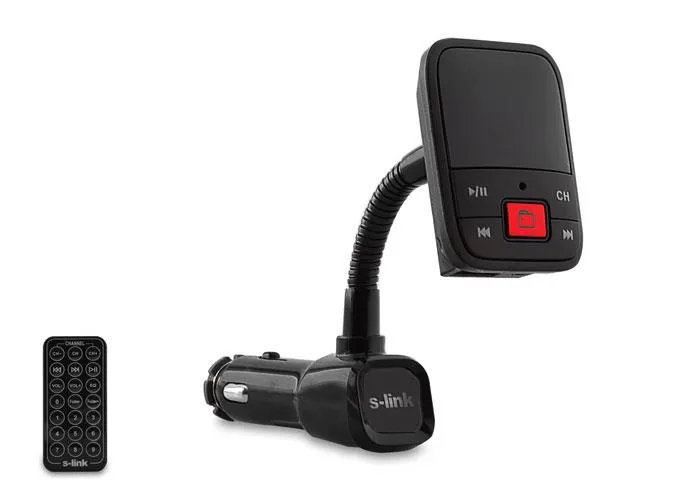 MP3 FM модулатор S-LINK SL-FM65 SD/USB + 2.1A USB