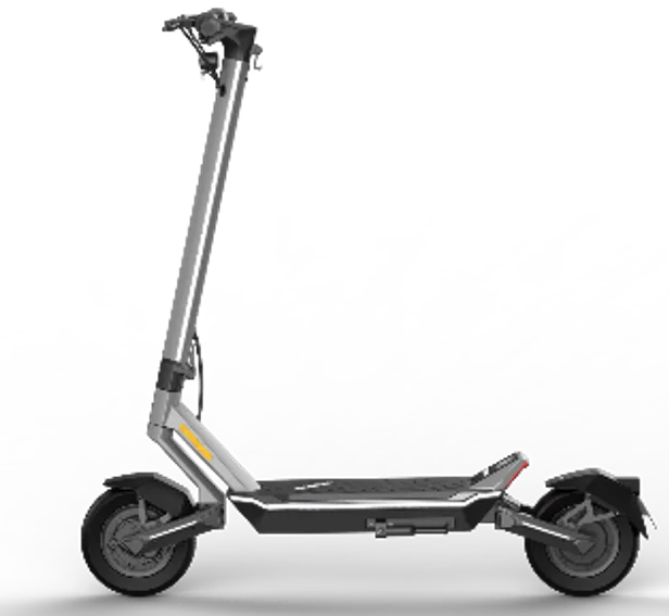 Електричен тротинет MS ENERGY FLARE X CHROME, 2 x 800W, 25 km/h