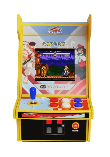 MyArcade Micro Player Pro 6.7" Super Street Fighter II Retro Arcade 2 in 1