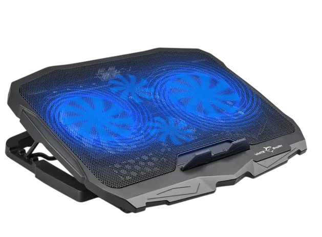 NB Cooler White Shark Ice Warrior Up To 17.3" w/4 Fans