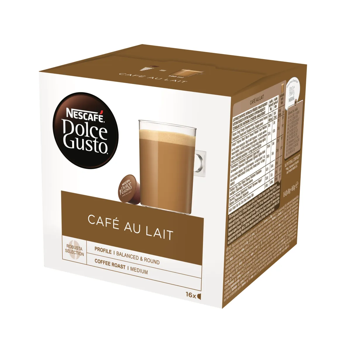 NESCAFÉ® Dolce Gusto Café Au Lait 16Cap3x160g