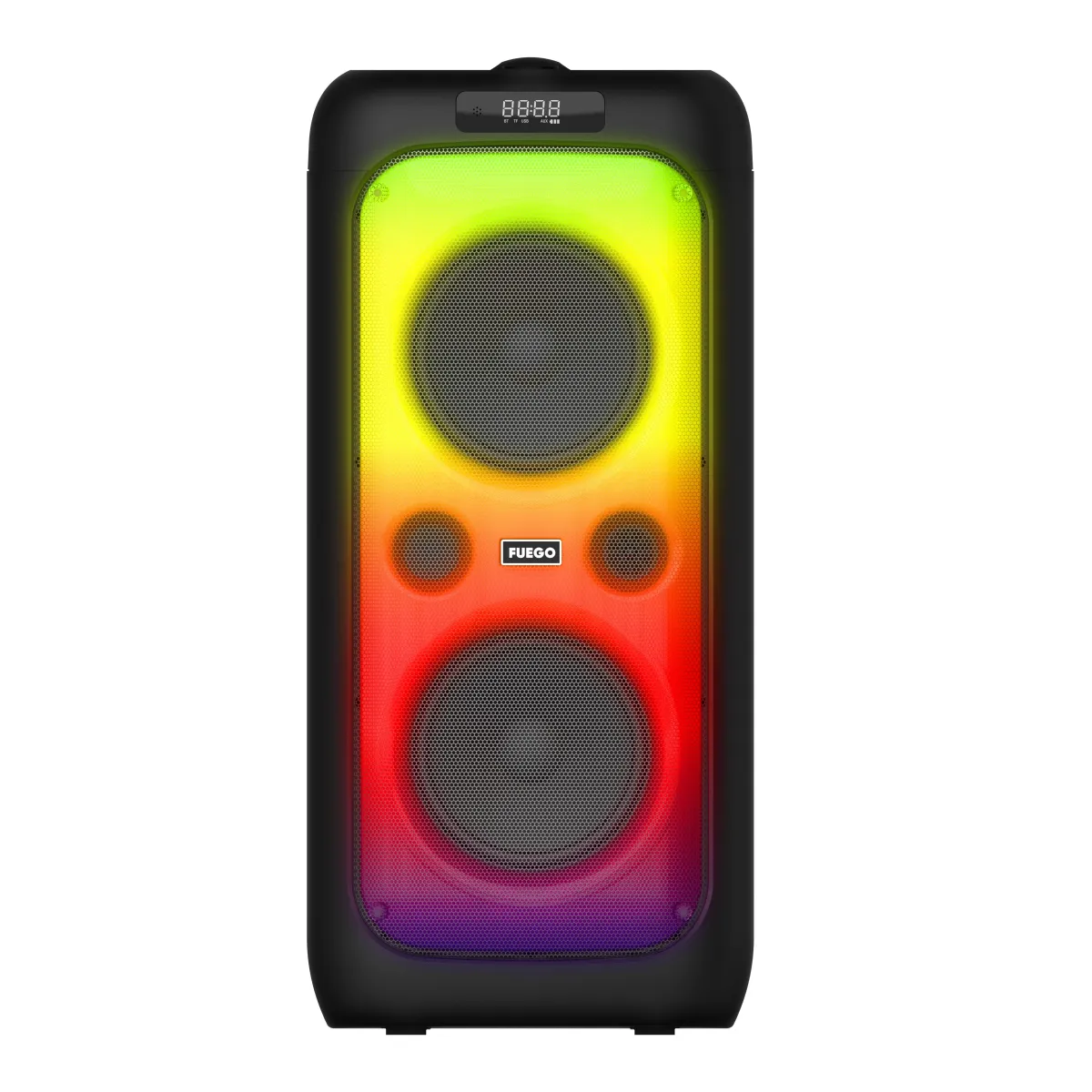 Onebox систем FUEGO PS50M, 50W, Bluetooth, USB, TF Card, AUX, Wireless microphone