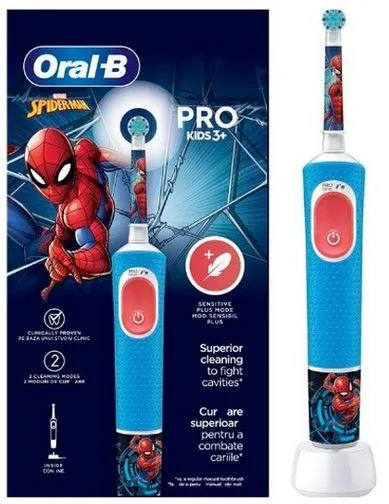 Електрична четка за заби ORAL-B VITALITY PRO SPIDERMAN