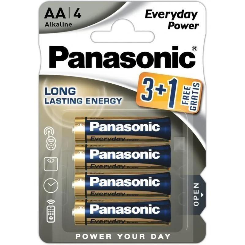 Батерии PANASONIC EPS LR6 3+1
