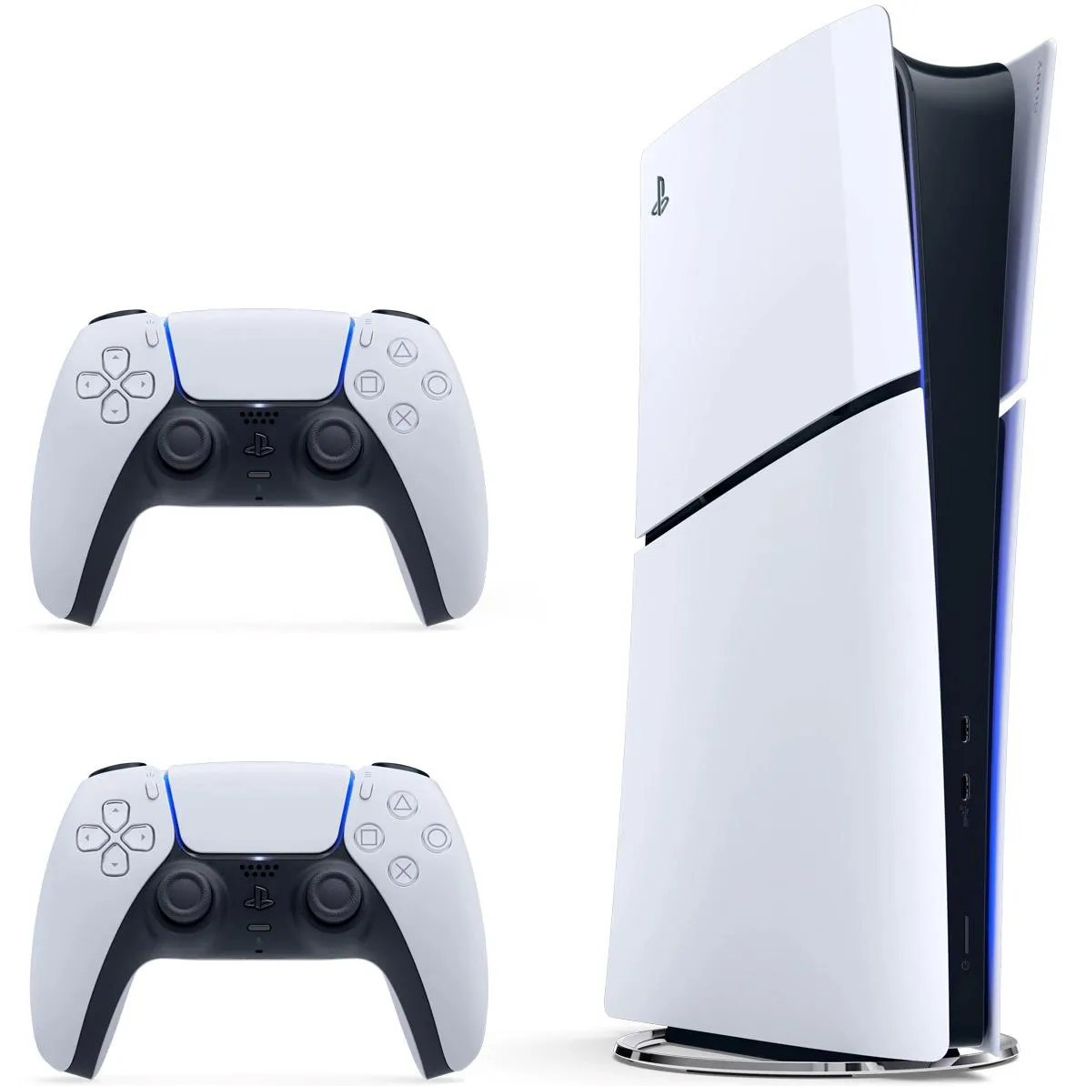 PlayStation 5 PS5 Slim 1TB Digital Edition + Extra DualSense Wireless Controller