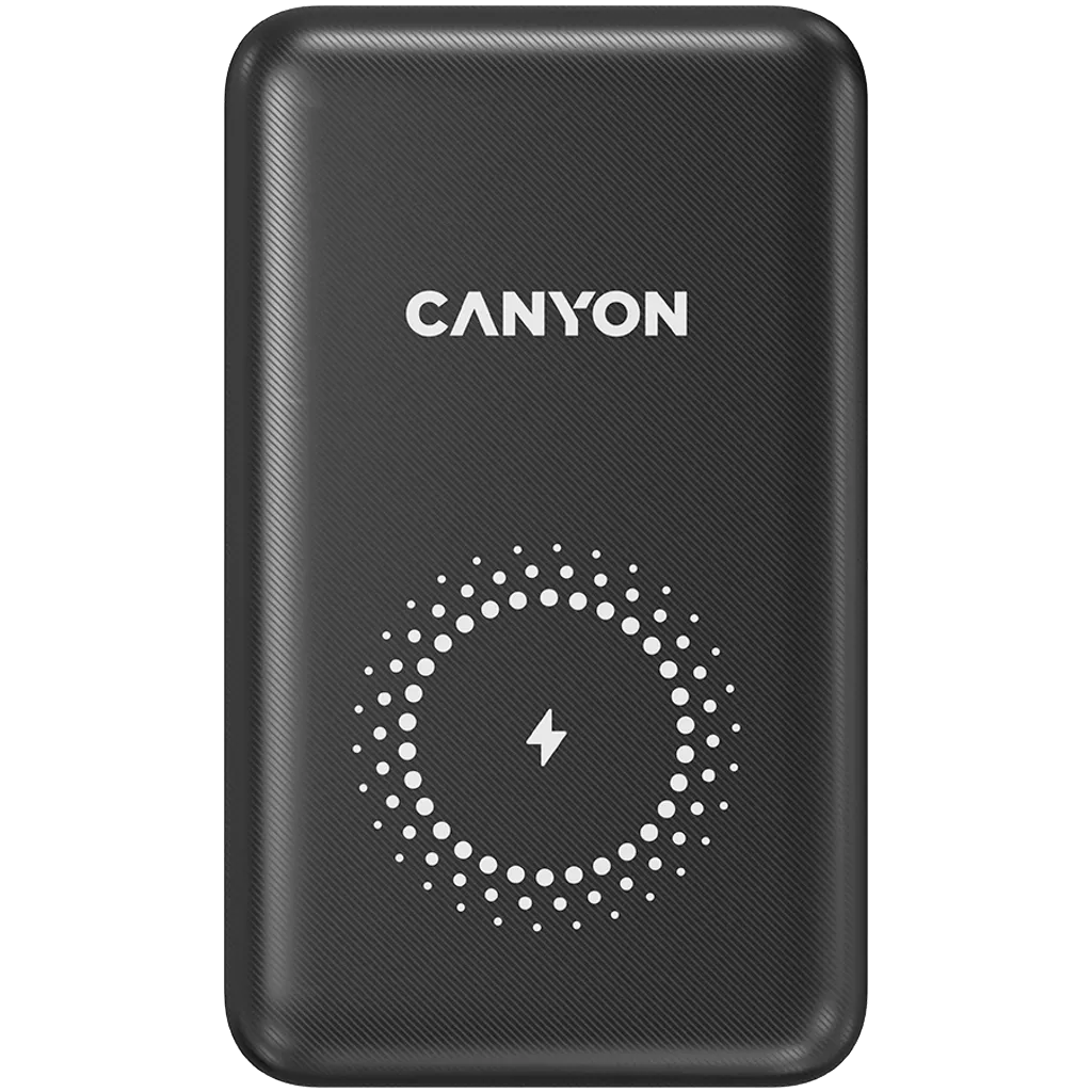 Power Bank CANYON PB-1001 10.000mAh CNS-CPB1001B Black - Wireless charging