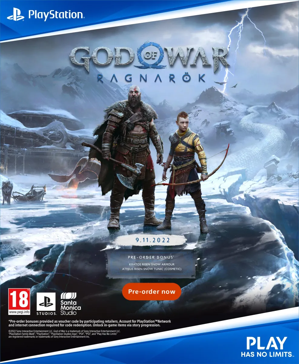 Игра за PS4 God of War: Ragnarok