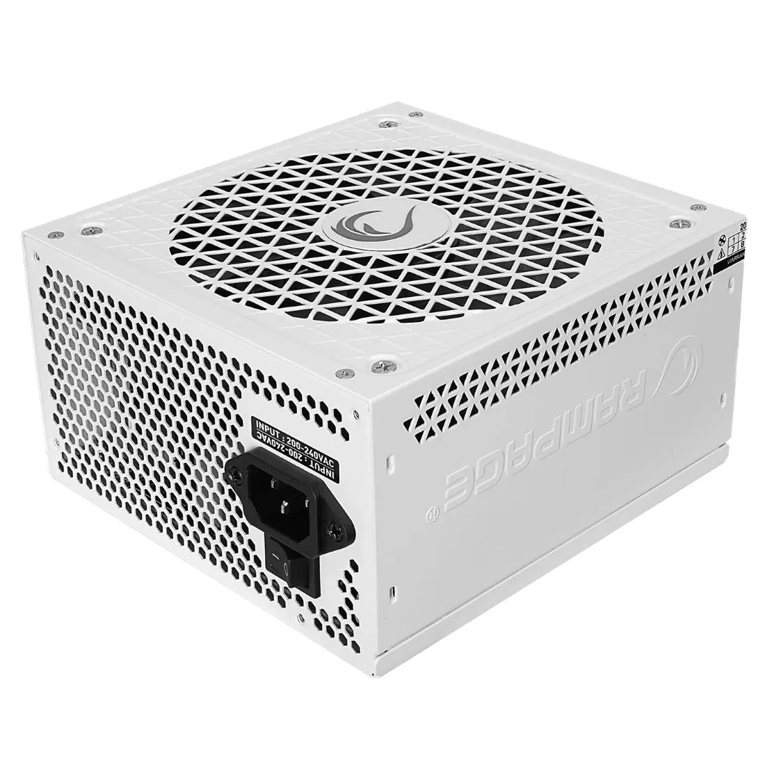 PSU Rampage P850 850W 80 Plus GOLD w/140mm Fan White