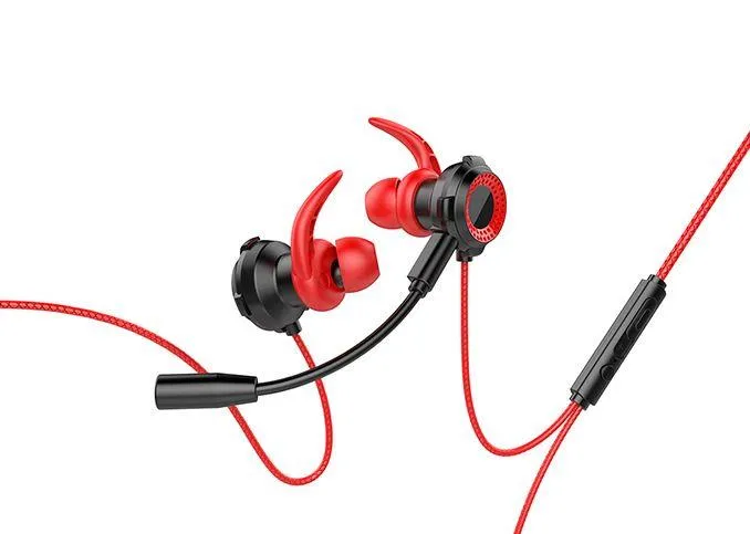 Слушалки Rampage RM-K21 Dual Mic SUPERB RED