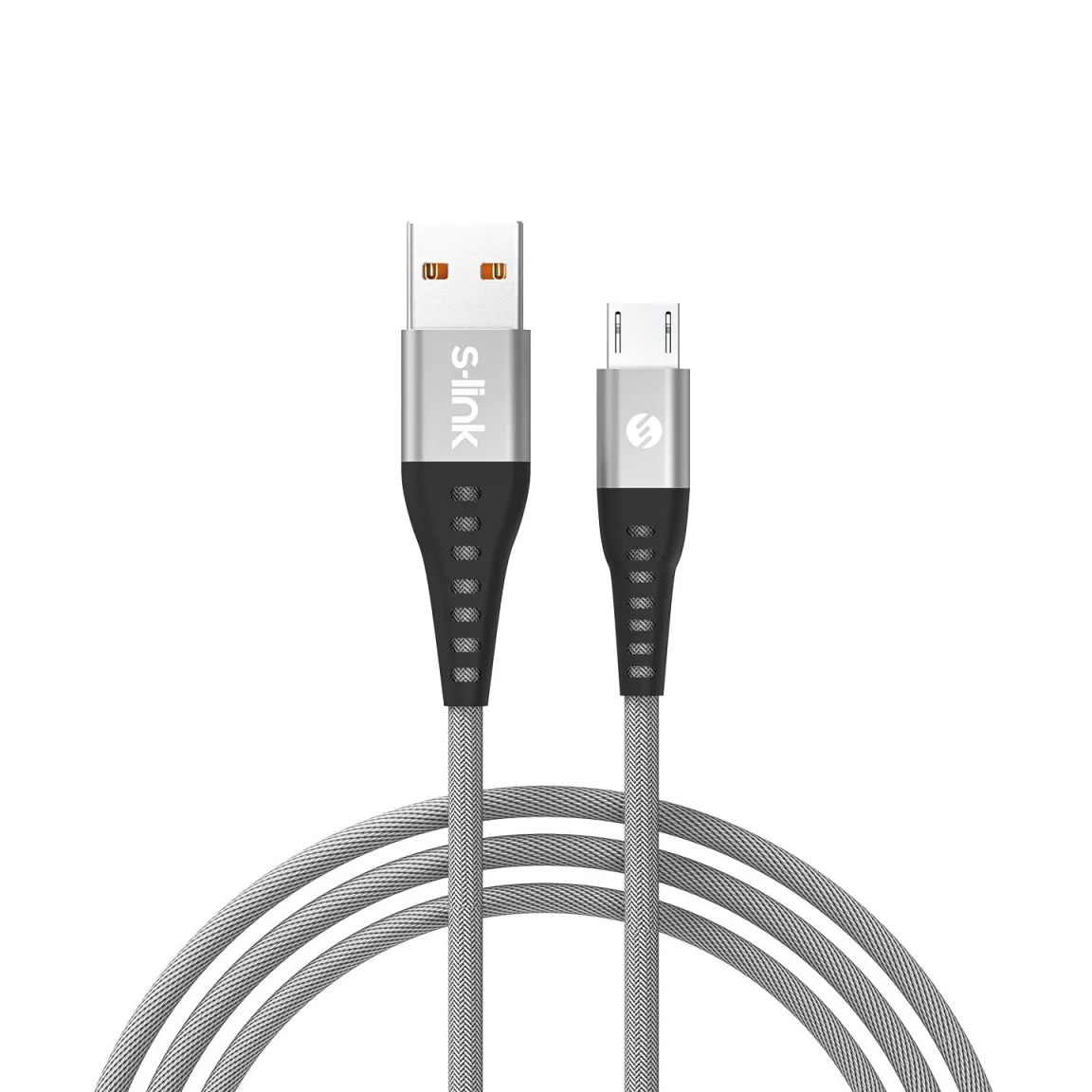 Кабел S-LINK SL-STM60M 3A Fast Charging Micro Usb Silver