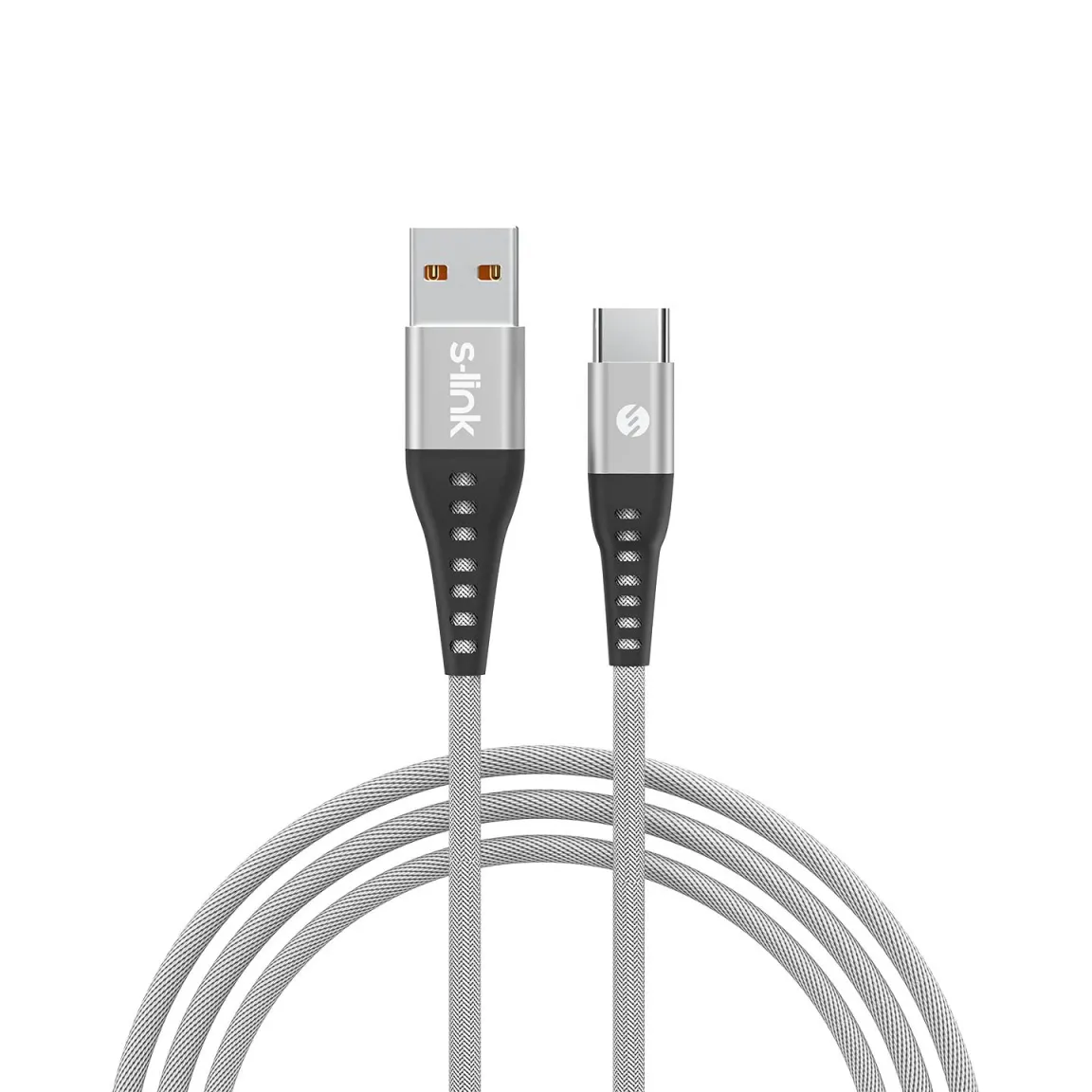 Кабел S-LINK SL-STM60T 3A Fast Charging Type-C Silver