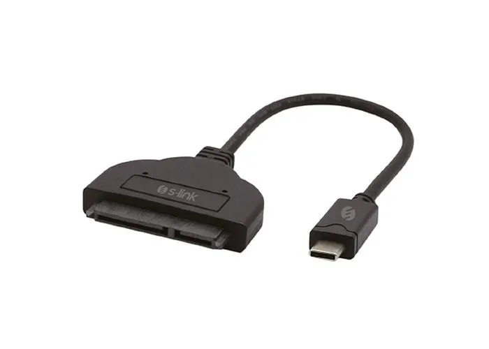 Адаптер S-LINK SL-USB-C76 to USB3.1 Type-C to SATA 7 + 15 Pin Converter