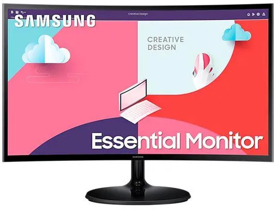 Монитор SAMSUNG 27"(68.6cm) LS27C360EAUXEN, Curved, 75Hz, VA, FHD