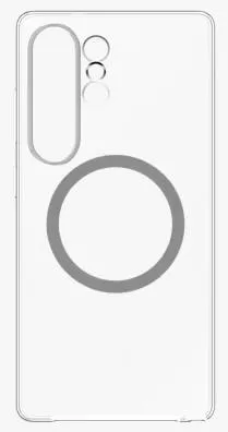 Samsung Clear Magnet Case for Galaxy S25 Ultra (GP-FPS938SAATW) Transparent