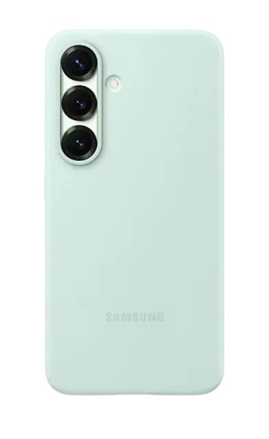 SAMSUNG Galaxy S25 Silicone Case Mint Green
