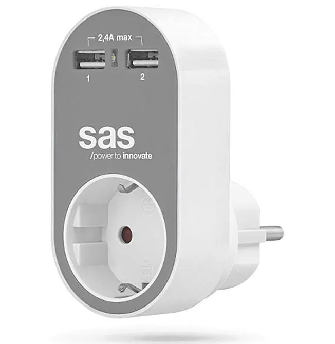 Разделник SAS + 2usb 2,1а