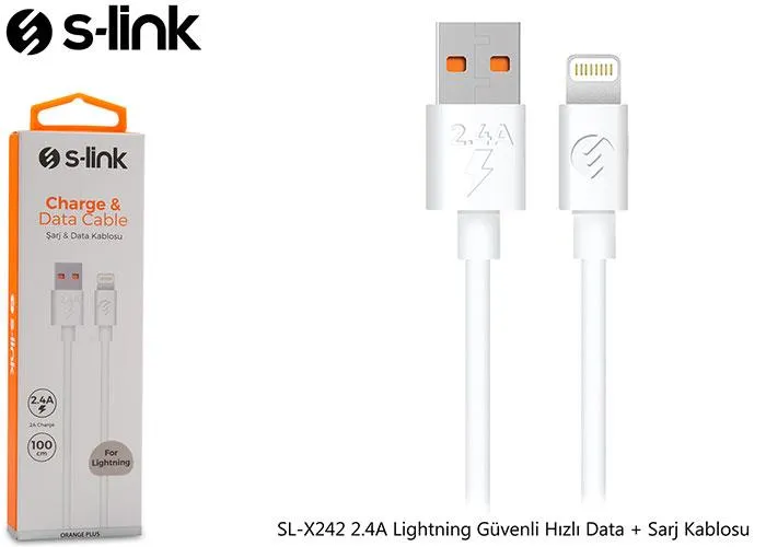 SL-X242 2.4A Lightning Secure Fast Data + Charging Cable (31620)
