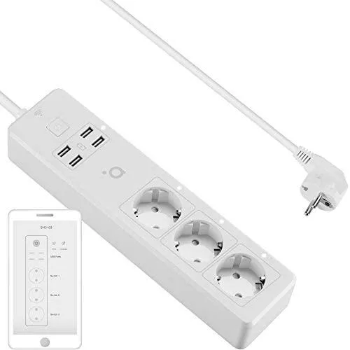 SMART прод. кабел ACME SH3103 Wi-fi 3 Outlets White
