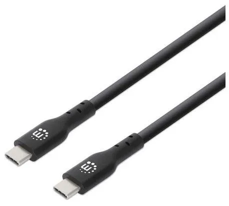 USB CABLE MANHATTAN USB 2.0 USB-C Male to USB-C Male, 3m, 60W/3A Black 354882