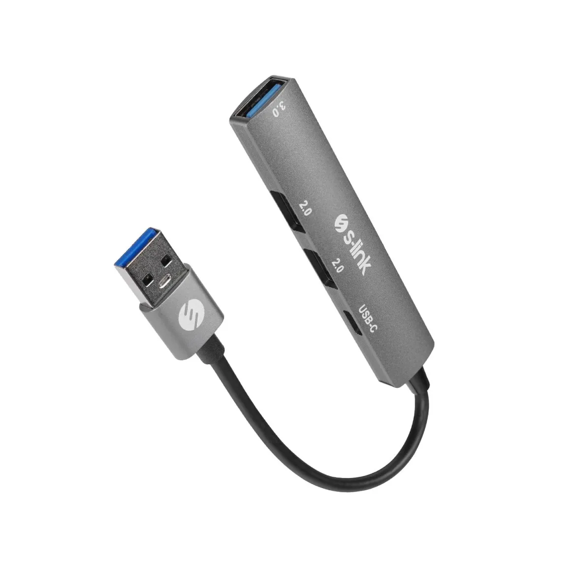 USB HUB S-LINK SW-U322 2*USB2.0, 1*USB3.0, 1*Type-C Type-C