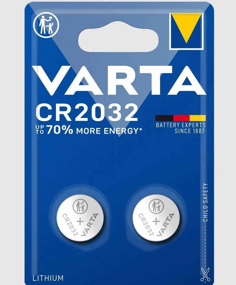 Литиумска батерија VARTA CR2032, 3V/2