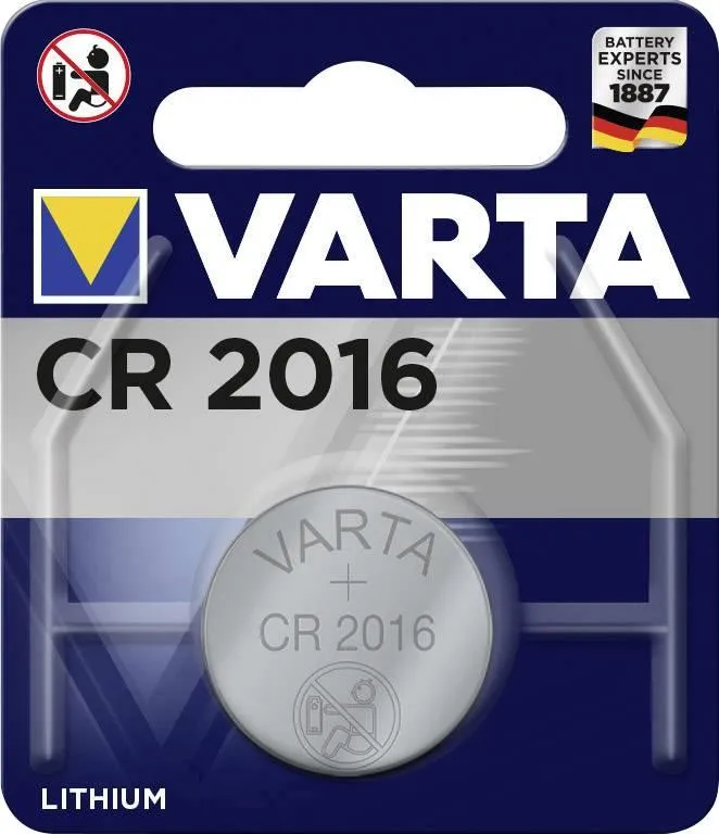 Литиумска батерија VARTA ELECTRONICS CR2016, 3V