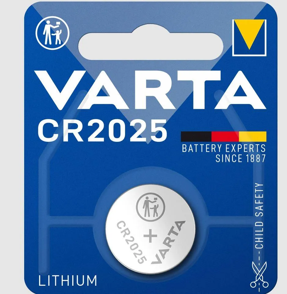 Литиумска батерија VARTA ELECTRONICS CR2025, 3V