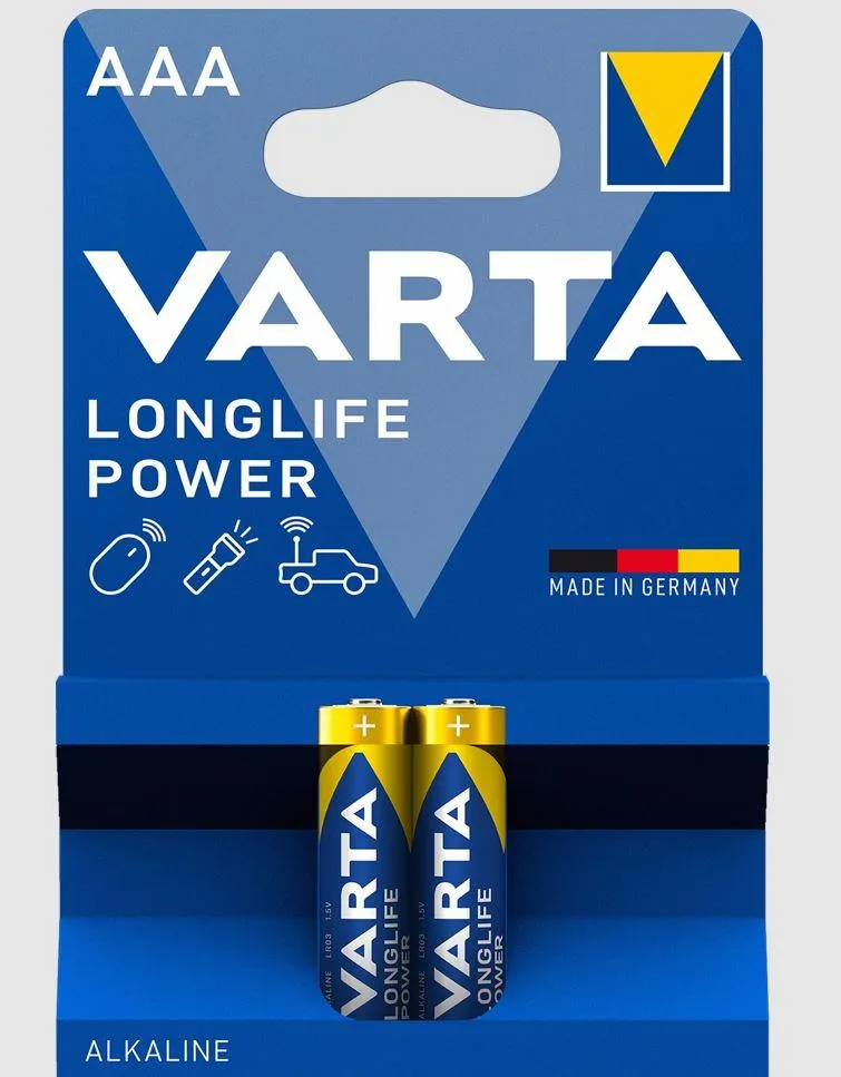 Алкални батерии VARTA HIGH ENERGY LR03 AAA 2x1.5V