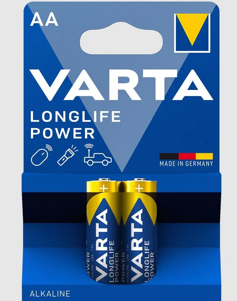 Алкални батерии VARTA HIGH ENERGY LR06 AA 2x1.5V