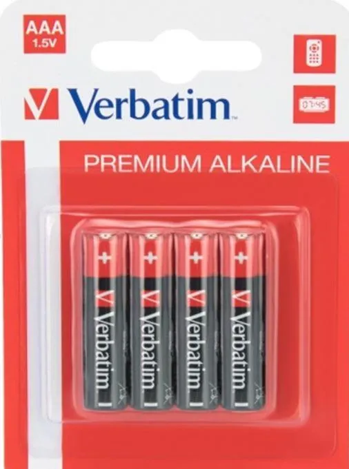 Батерии VERBATIM ALKALINE LR03 AAA 4 par