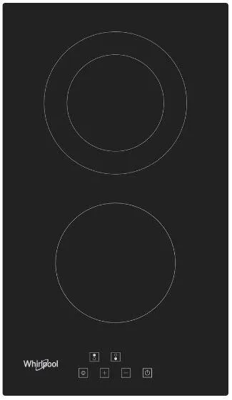 Керамичка плотна WHIRLPOOL WRD 6030 B, 2 грејни изони