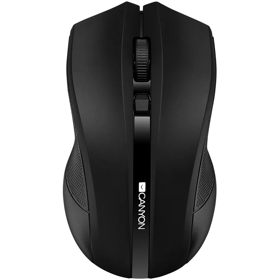 Wireless Мouse CANYON CNE-CMSW05B 800-1600 DPI, 4 buttons, Black