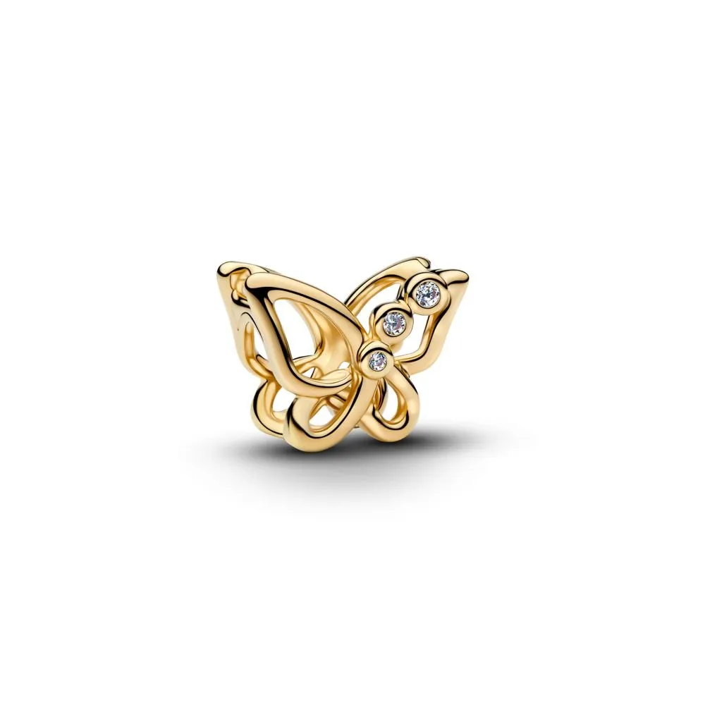 Приврзок пеперутка од 14k позлата