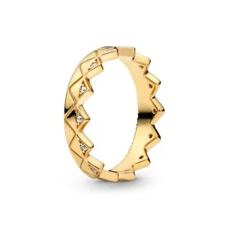 Прстен во облик на геометриска круна