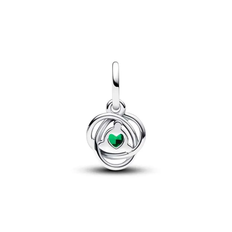 Зелен Eternity Circle  висечки приврзок