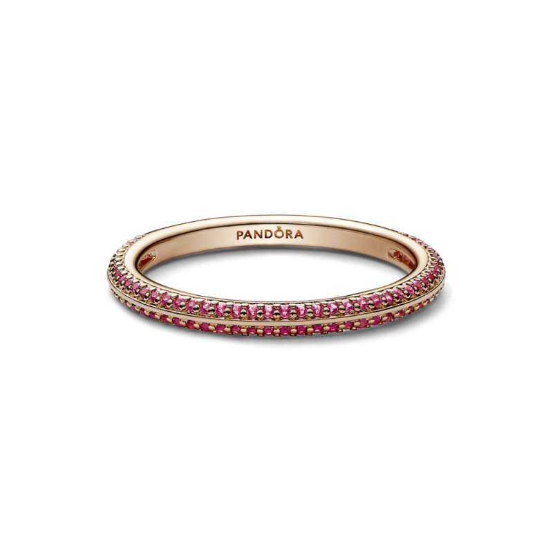 Прстен Pandora ME Red pavé