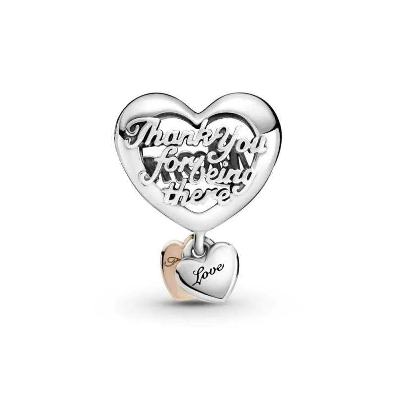 Приврзок во форма на срце "Thank You Mum"