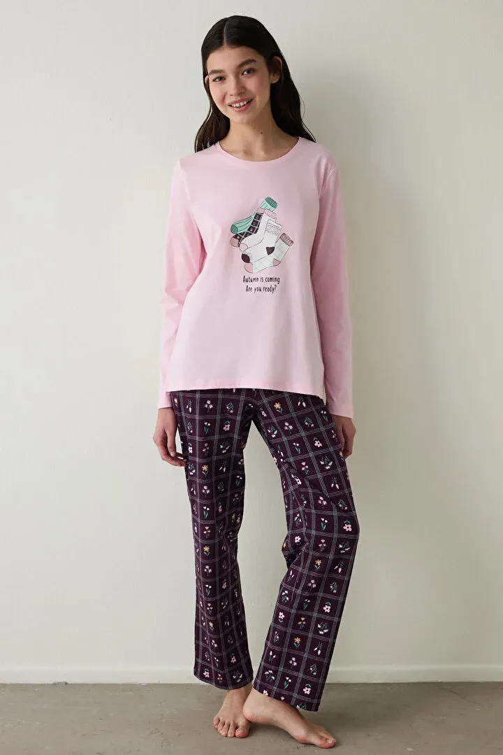 Penti женски сет пижами AUTUMN LS PANTOLON SET